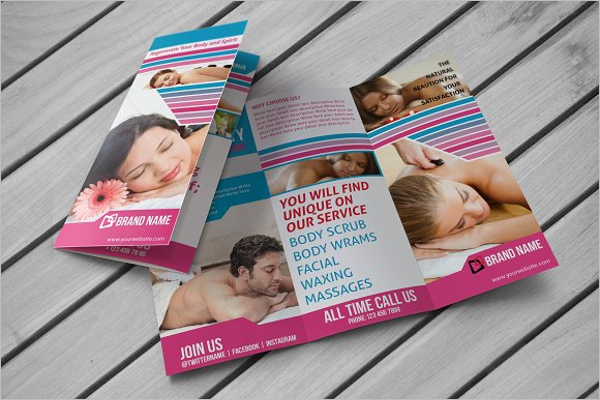 Beauty Therapy Brochure Templates