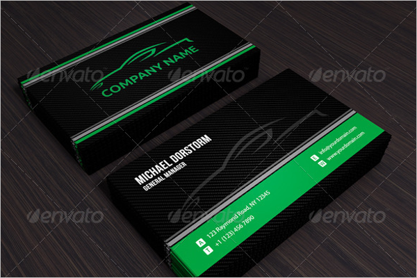 BlankÂ Automotive Business Card Template