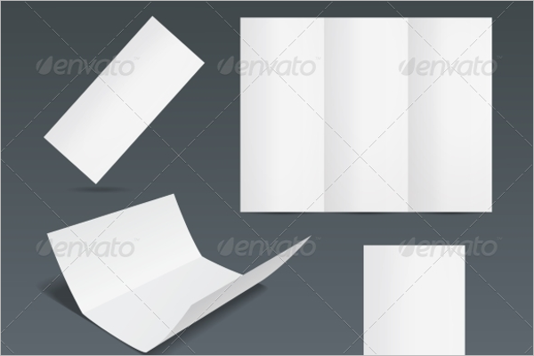 Blank Leaflet Design Template