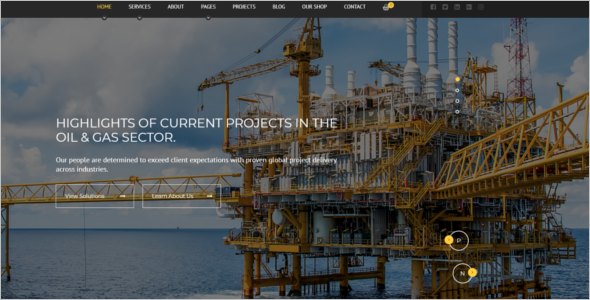 Bootstrap Industrial HTML5 Template