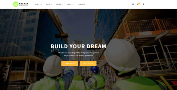 Building & Industrial HTML5 Template
