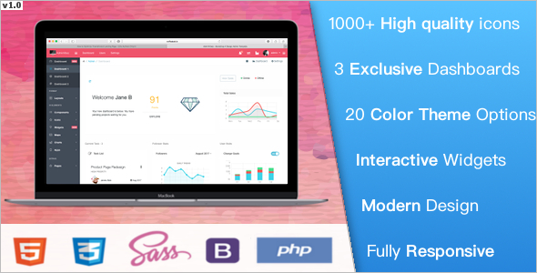 53+ Best Admin HTML5 Templates Free Website Themes
