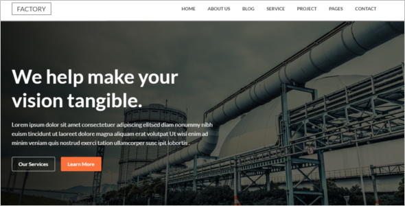 Clean Industry HTML5 Template