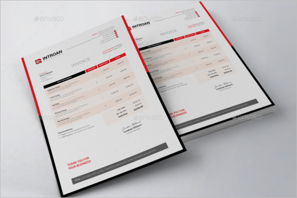 Contractor Freelance Invoice Template