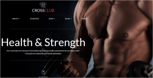 Crossfit Responsive Gym HTML Template