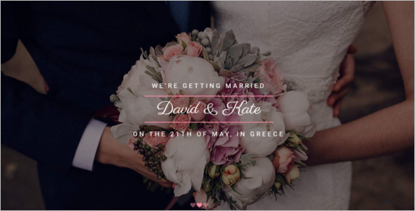 Elegant Wedding Website Template