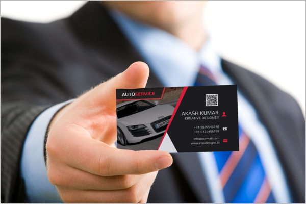 Free Automotive Business Card Template