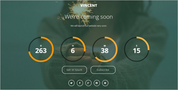 Free Coming Soon HTML5 Template
