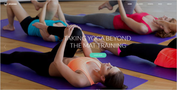 Gym Template For HTML5 Website