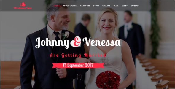 HTML5 Responsive Wedding Template