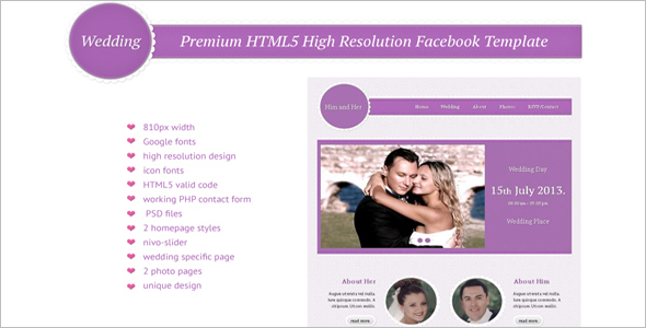 High Resolution HTML5 Template