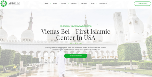 Islamic WordPress Theme