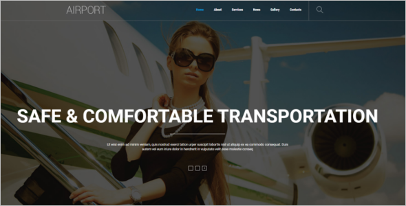 Luxury Airlines Joomla Template