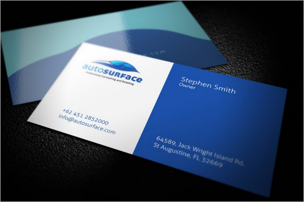 LuxuryÂ Automotive Business Card Design