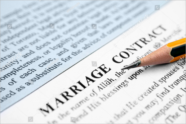 Marriage Contract Template Doc