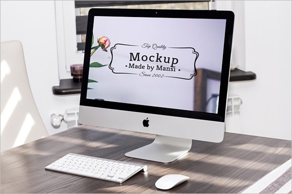 Mockup For iMac Design
