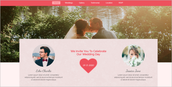 Modern Wedding HTML5 Template