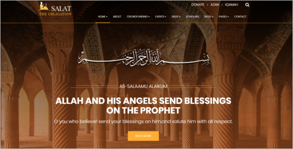 Multilingual Arabic WordPress Theme