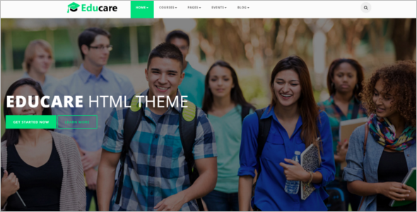 Online Training HTML5 Template