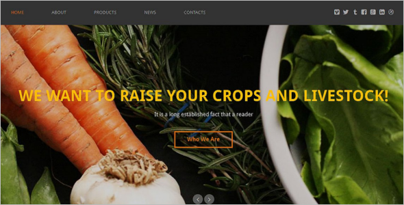 40+ Responsive Agriculture HTML5 Templates Free Website Themes