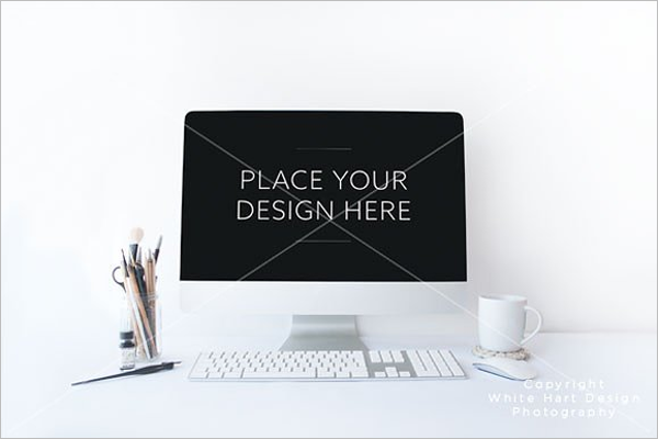 Online iMac Mockup Design