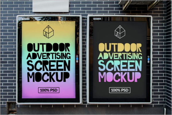 Outdoor Screen Mockup Design