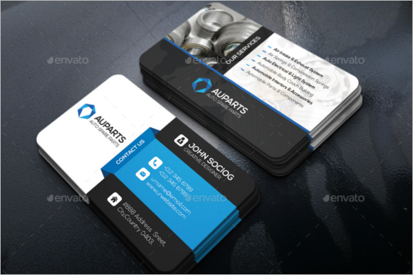 PSD AutomotiveÂ  Business Card Design