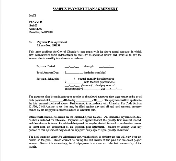 21+ Free Payment Agreement Templates PDF, Word, Doc Formats