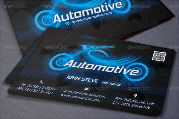 Printable Automotive Business Card Template