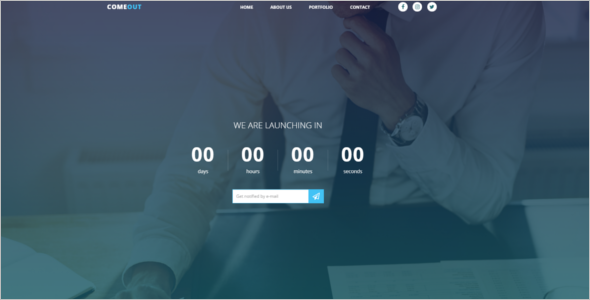Professional Coming Soon HTML5 Template