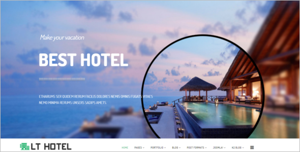 Responsive Luxury Hotel Joomla Template