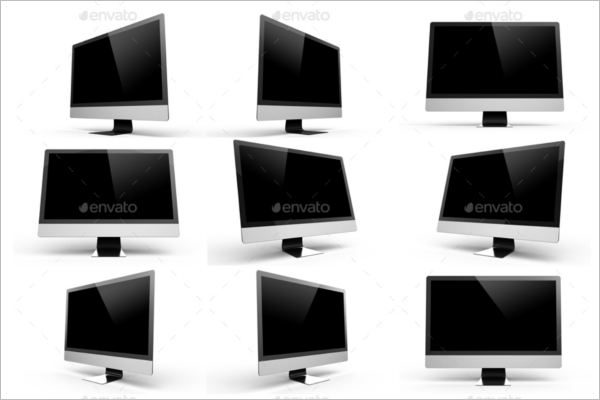 Set Of iMac Mockup Design