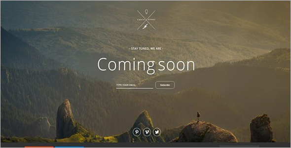 Startup Coming Soon Website Template