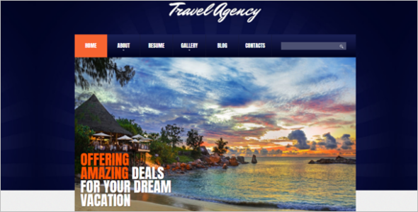 Travel Agency Responsive Joomla Template