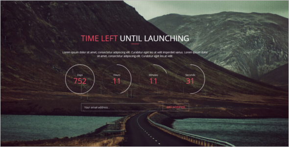 Unique Coming Soon HTML5 Template
