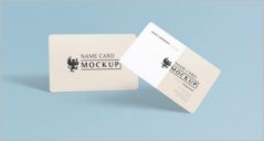70+ Visiting Card Mockup PSD Designs