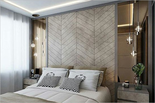 Wall Texture Design For Bedroom