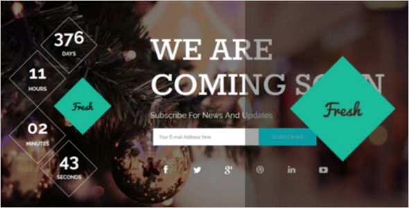 Website Coming Soon HTML Template