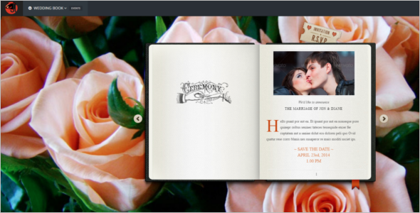 Wedding Book HTML5 Template