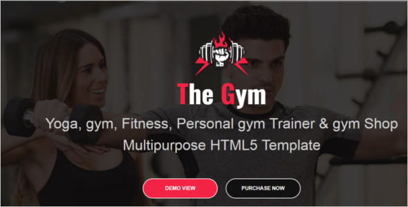 Yoga Gym HTML5 Responsive Template