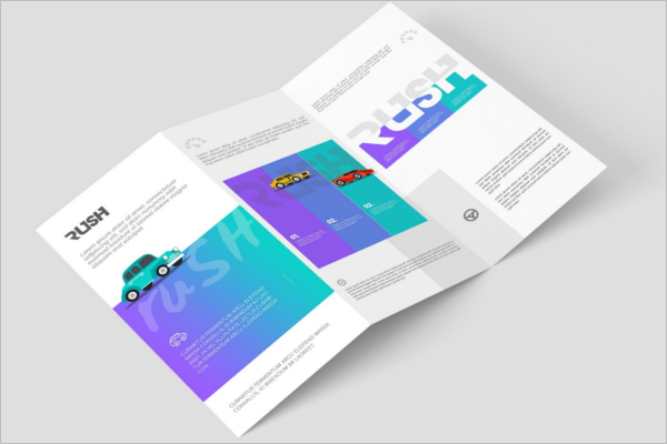 Z-FoldÂ Leaflet Design Template