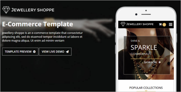 23+ Responsive Jewellery HTML5 Templates Free Website Themes