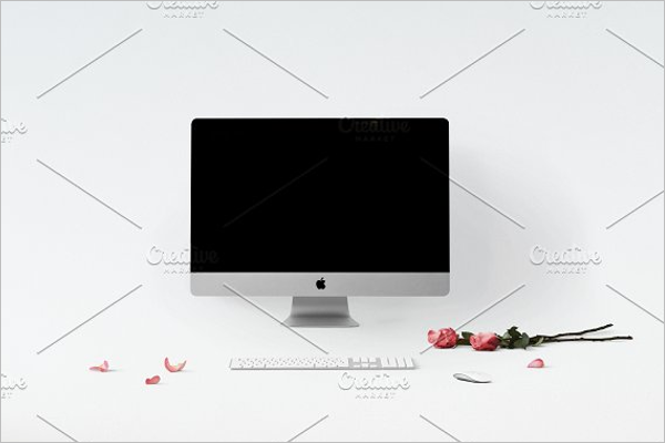 iMac Mockup Design PNG