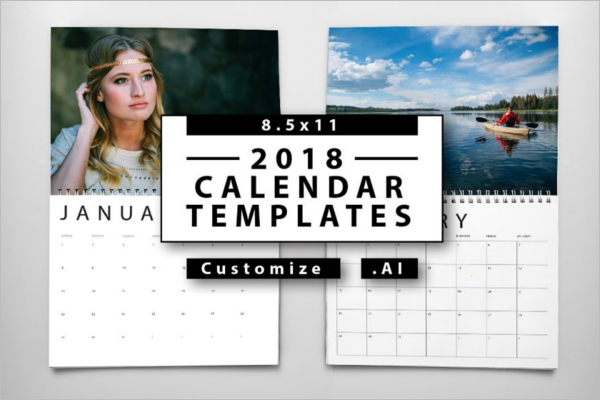2018 Calendar Design