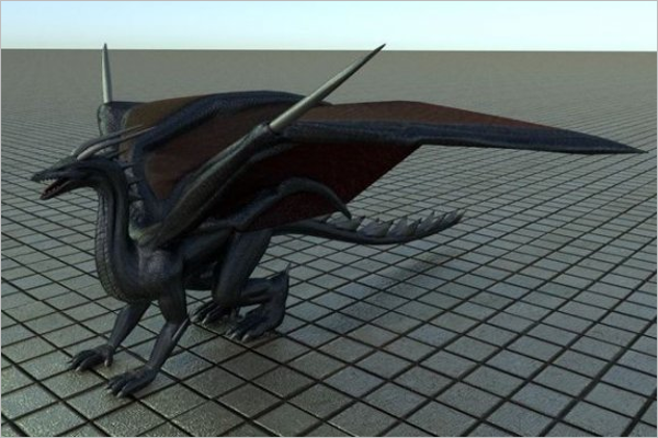 Â 3D Dragon model