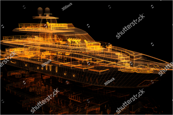 3D Model For Ship