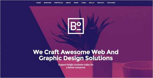 Awesome WordPress Website Template
