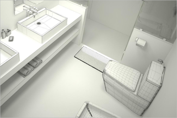 Bathroom Architecture 3D Design