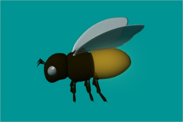 Bee 3D Model Design