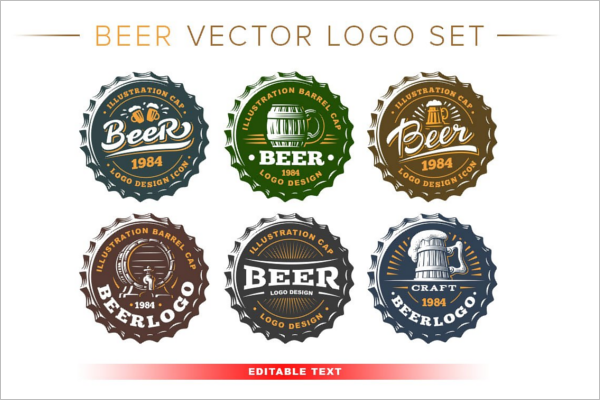 Beer Logo Design Template